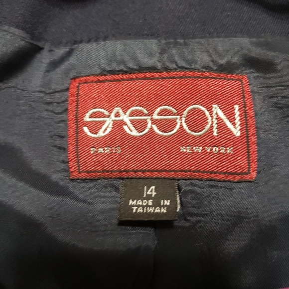 Vintage sasson plaid mixed color size 14 - Picture 5 of 8